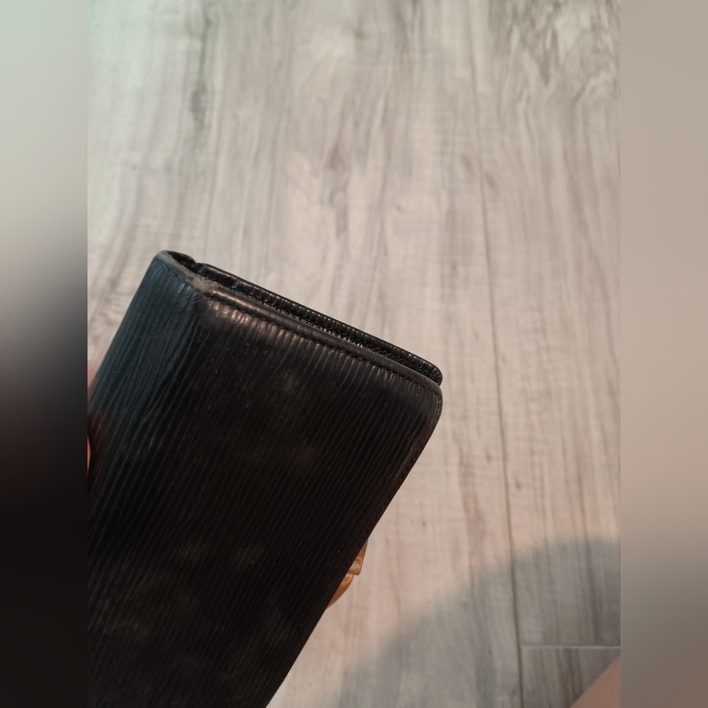 Louis Vuitton LV Epi Porte-Monnaie Viennois Bifold Wallet Noir Men - Picture 5 of 16